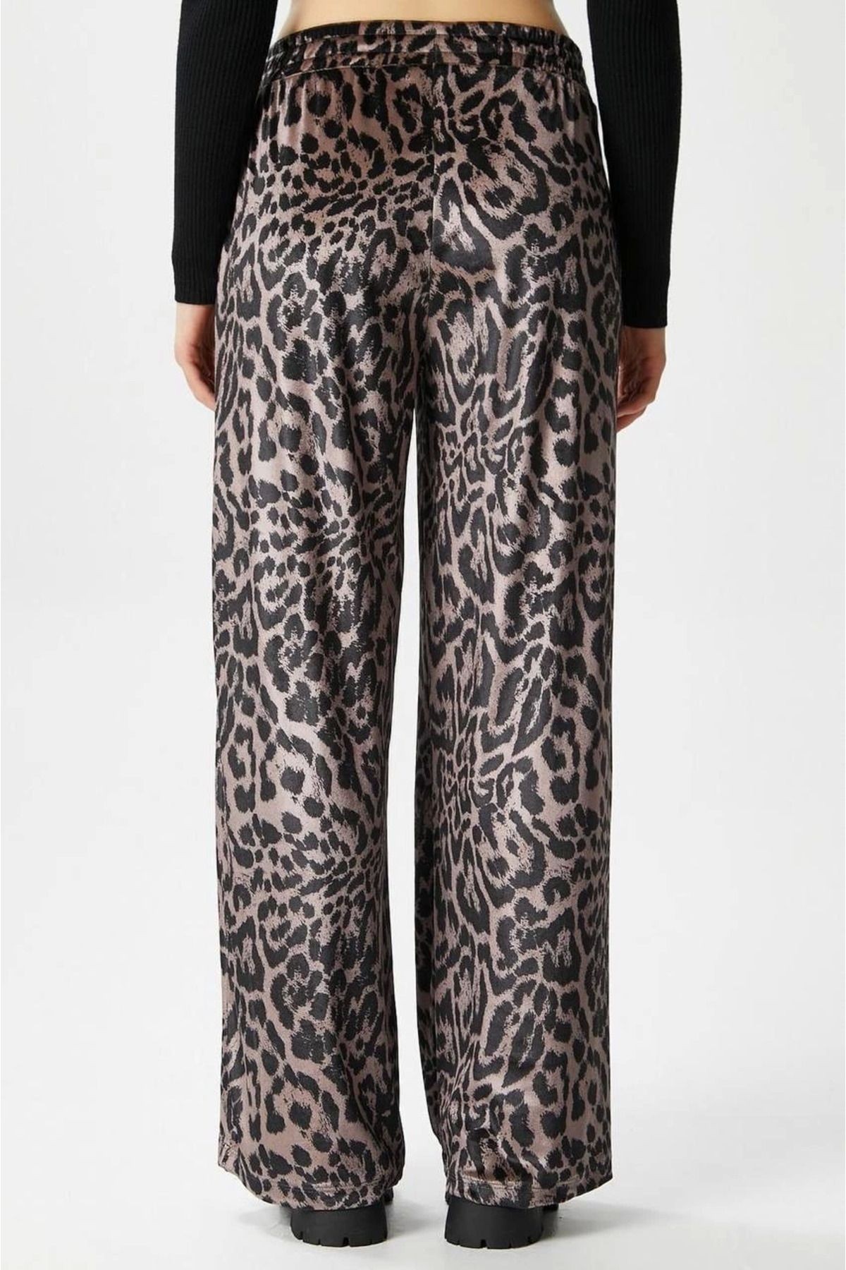 Leopar desen pantolon