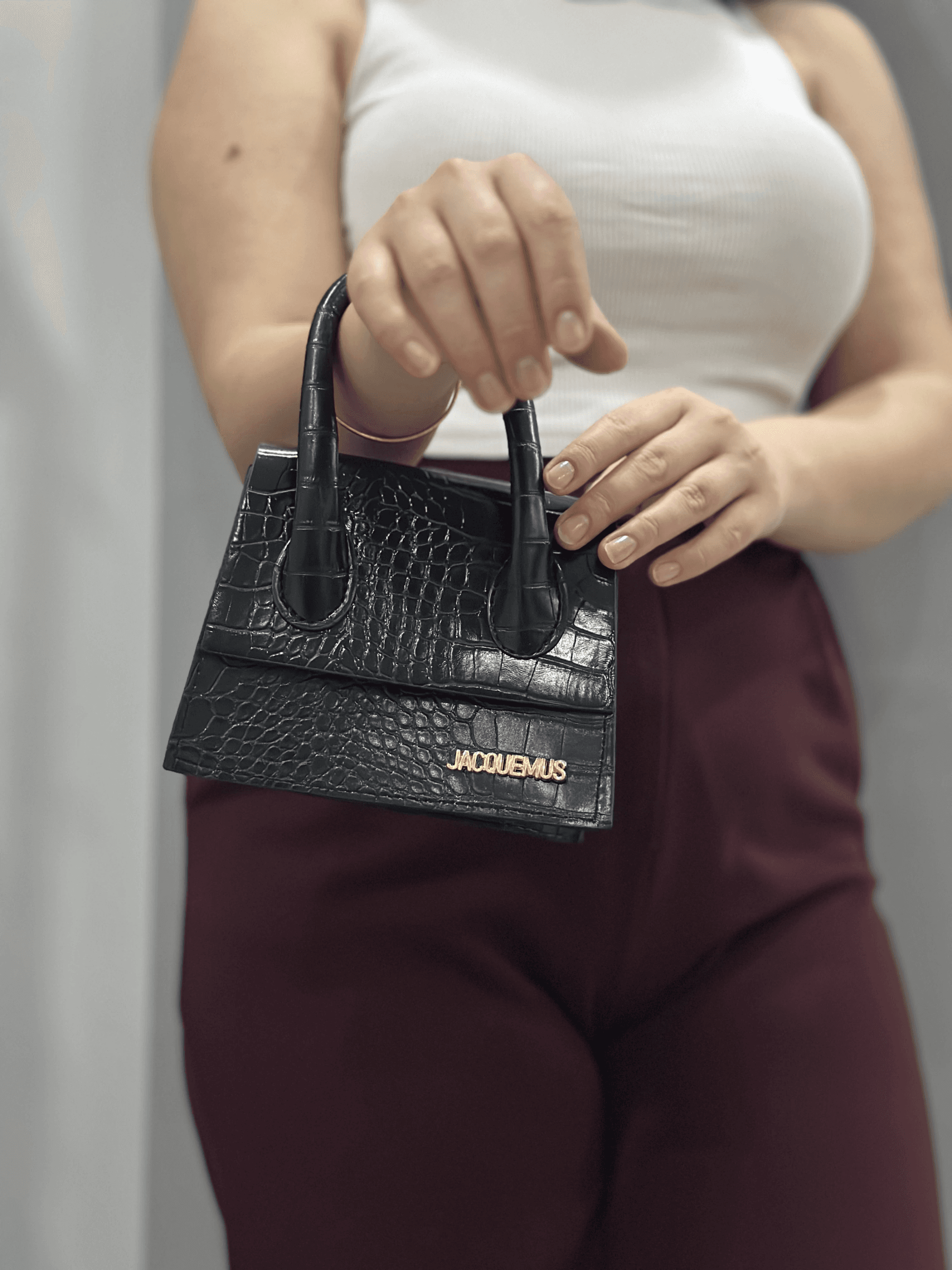 luxe siyah cilt çanta