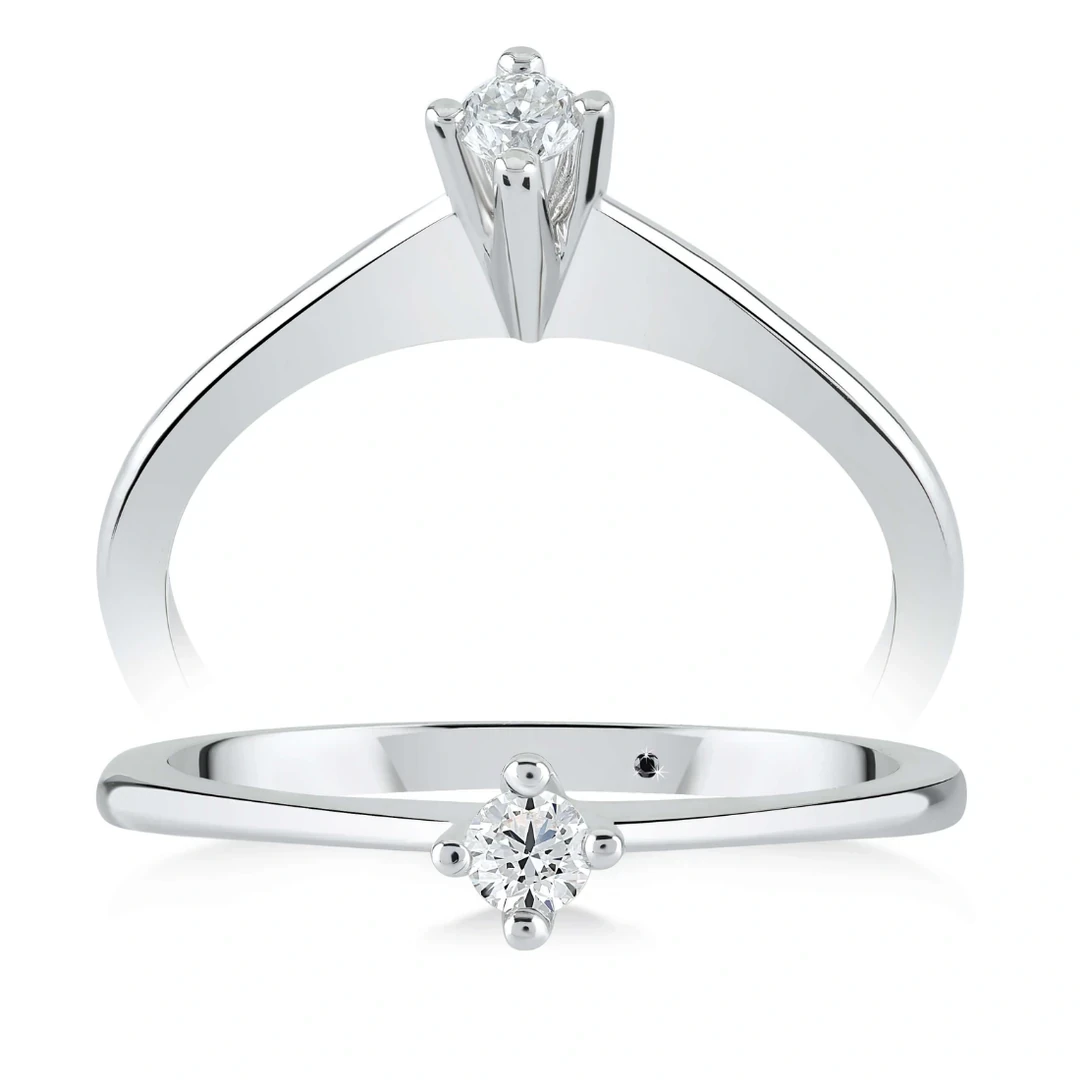 0,30 Karat Tektaş Pırlanta Yüzük