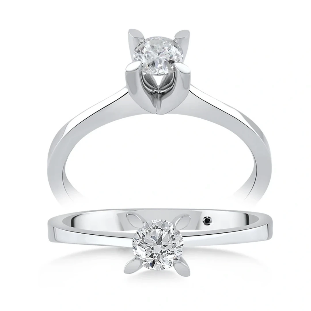 0,27 Karat Tektaş Pırlanta Yüzük