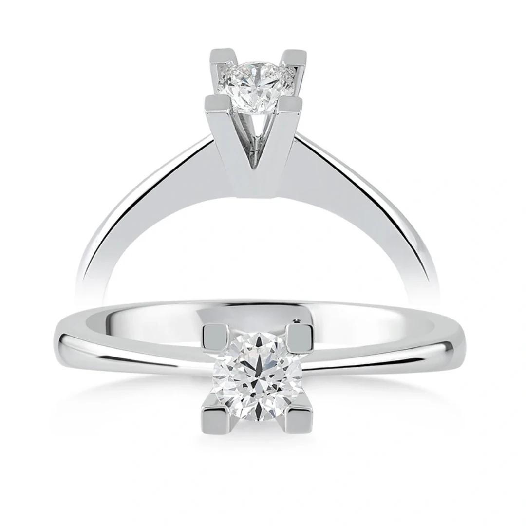 0,28 Karat Tektaş Pırlanta Yüzük