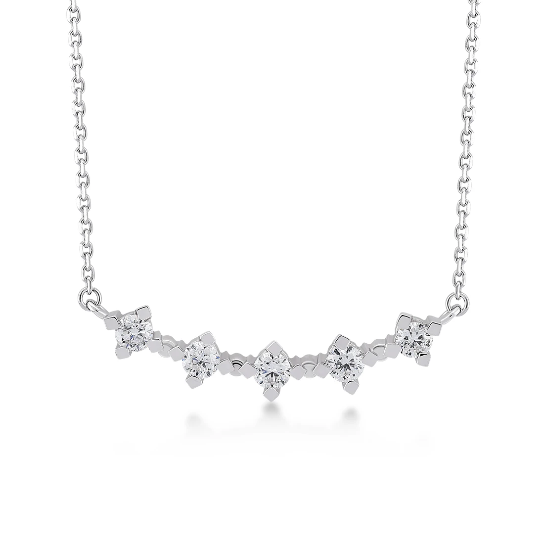 0,35 Karat Pırlanta Beştaş Kolye