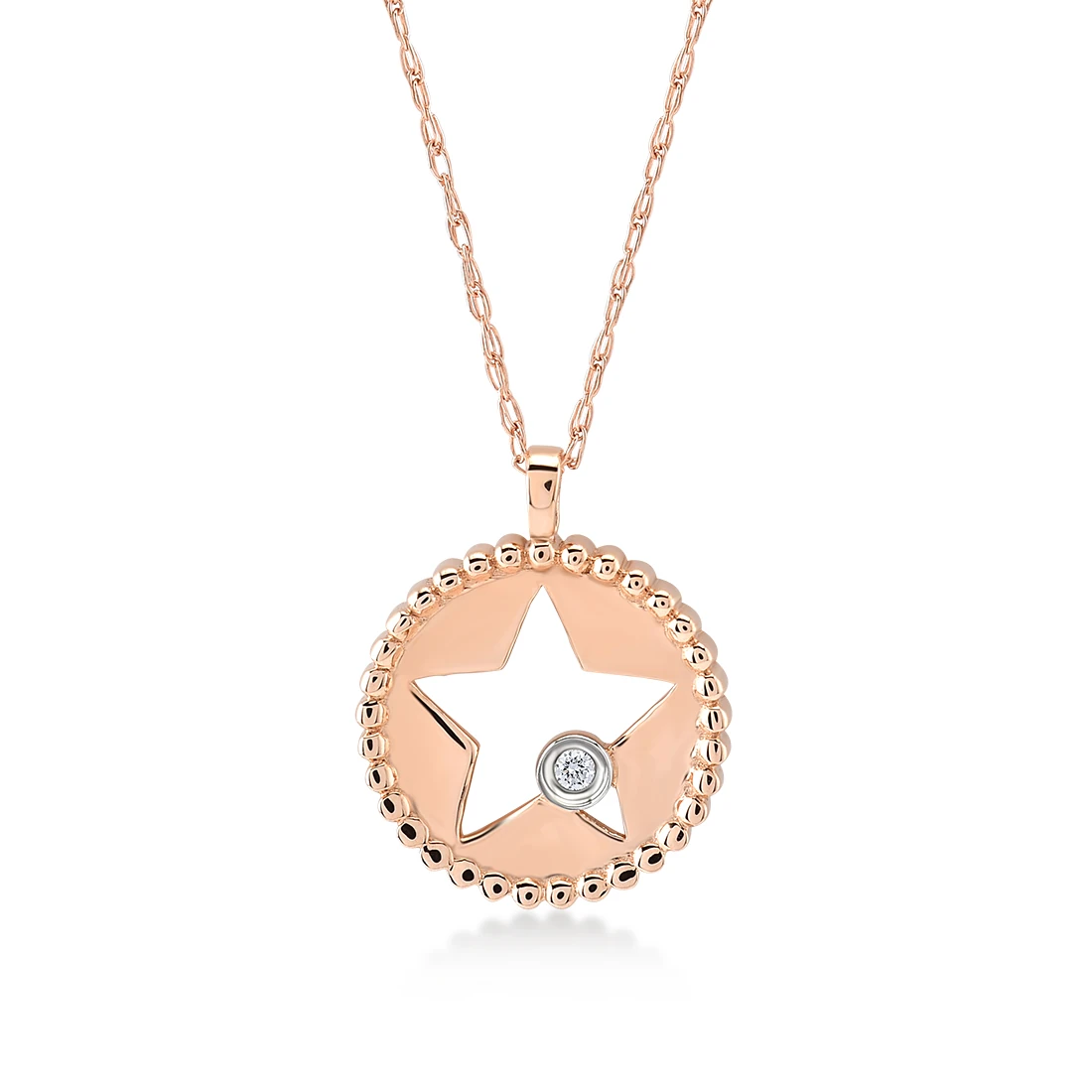 Pırlanta Yıldız Kolye