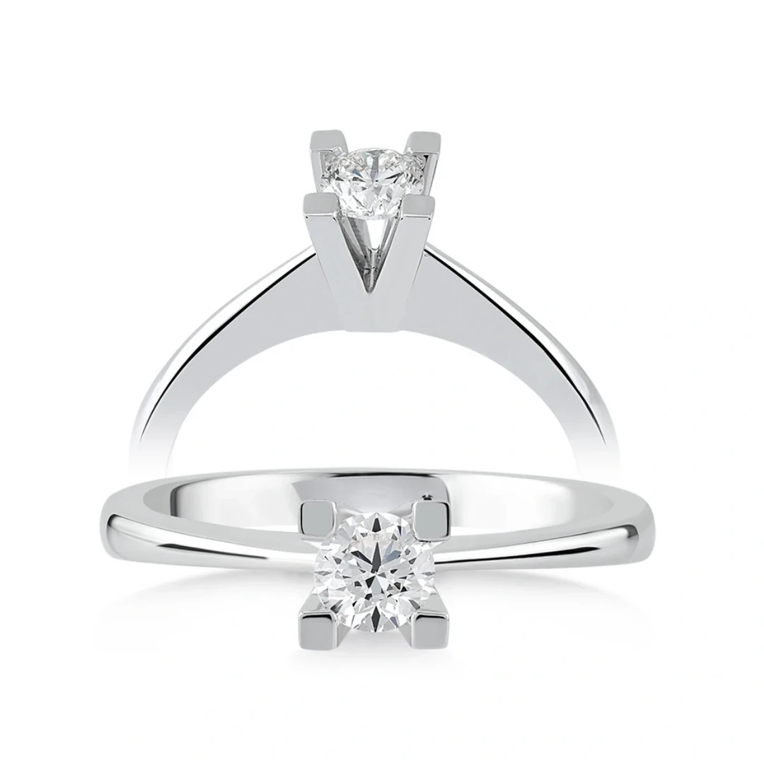 0,20 Karat Tektaş Pırlanta Yüzük