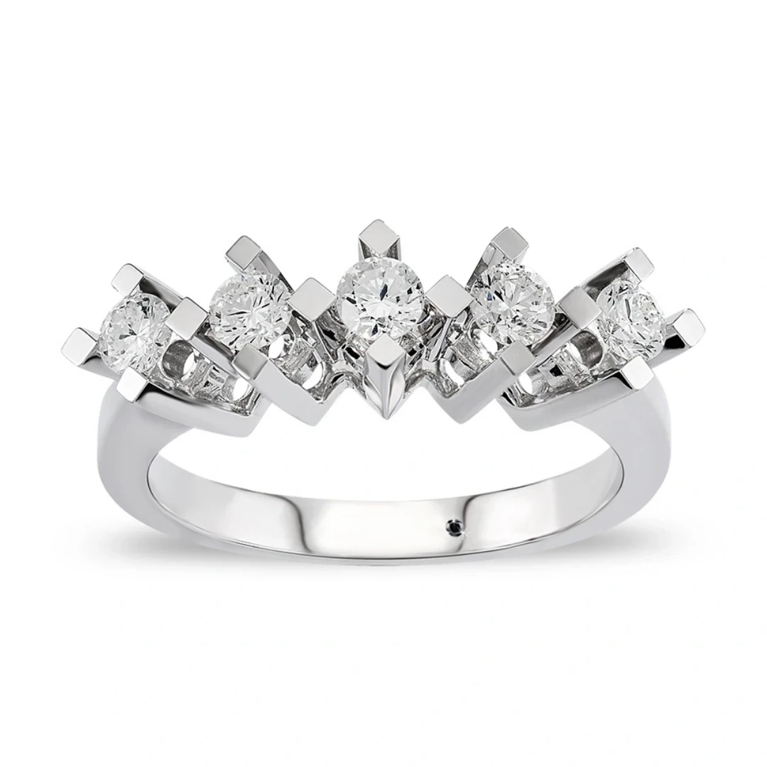 0,44 Karat Pırlanta Beştaş Yüzük