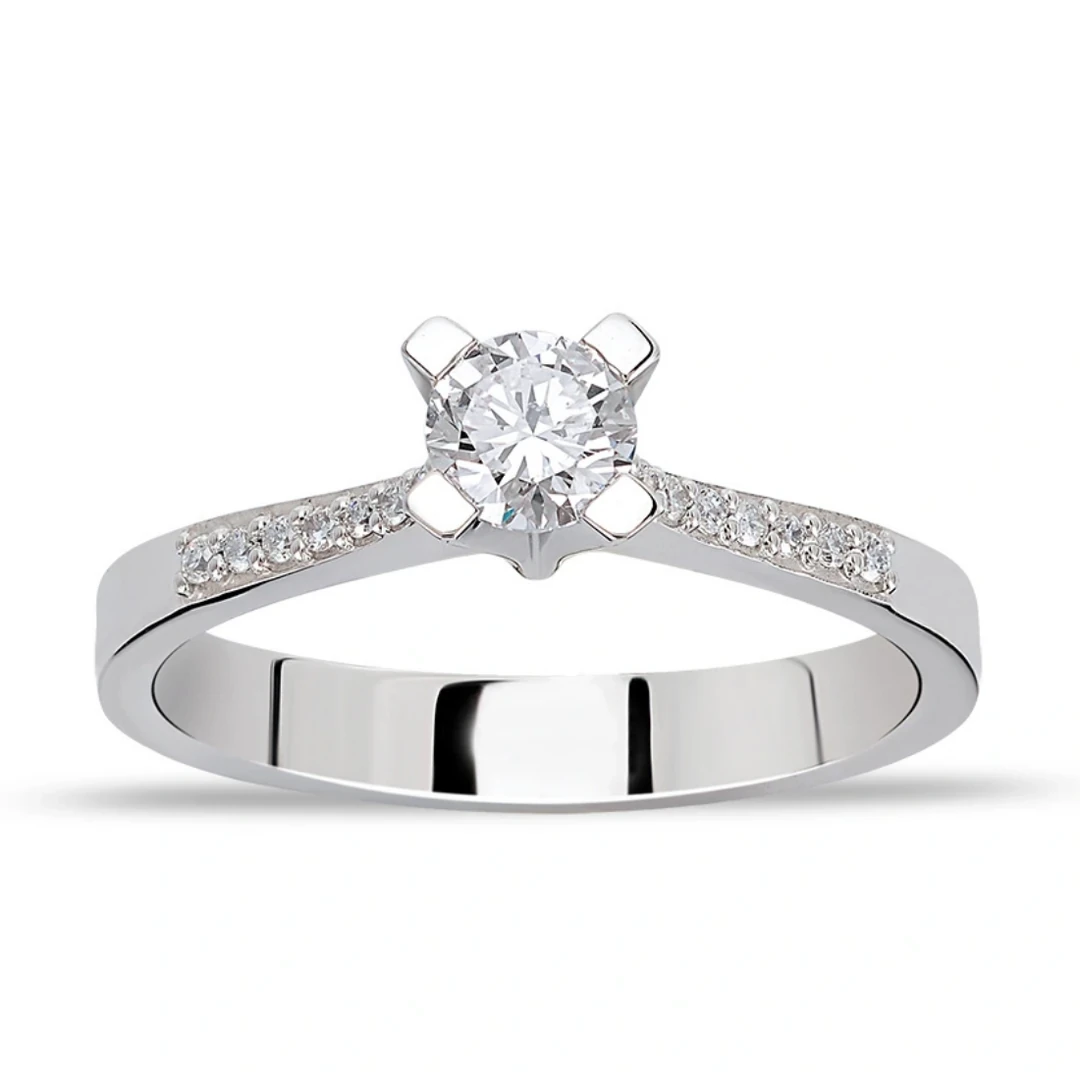 0,40 Karat Tektaş Pırlanta Yüzük