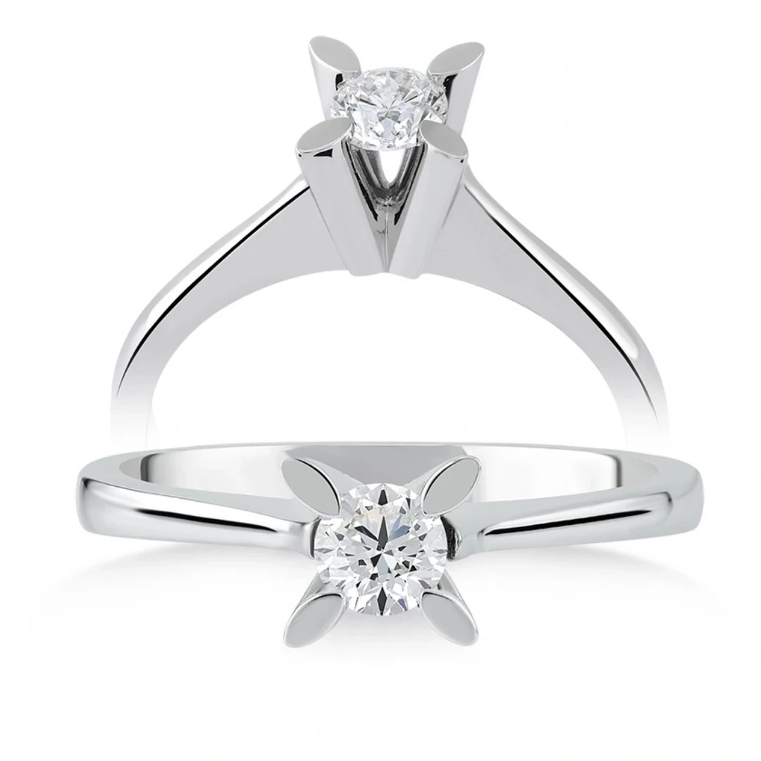 0,31 Karat Tektaş Pırlanta Yüzük