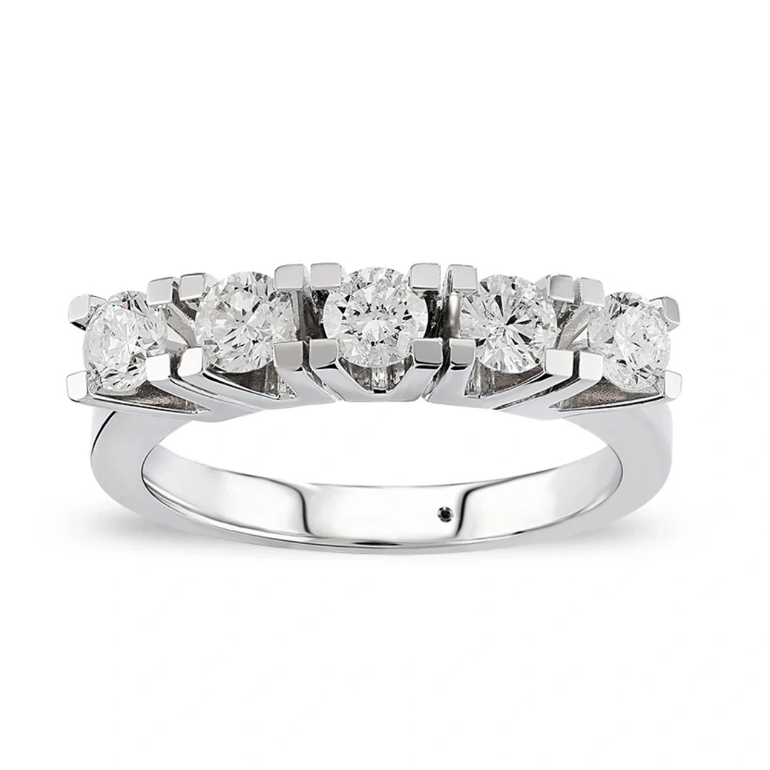 0,75 Karat Pırlanta Beştaş Yüzük