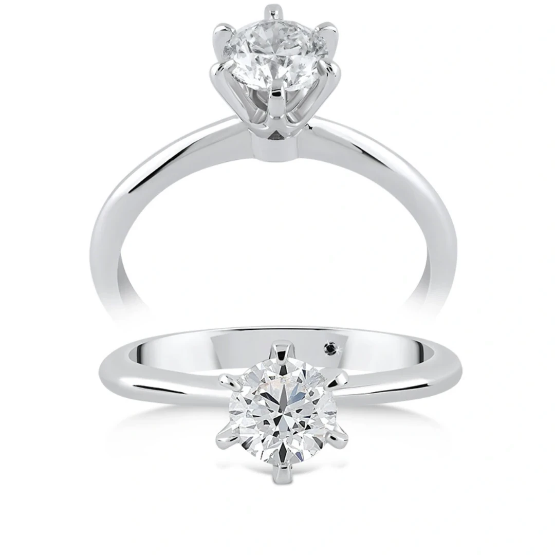 0,35 Karat Tektaş Pırlanta Yüzük