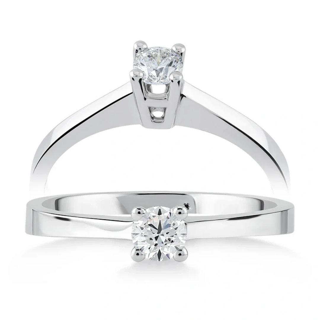 0,20 Karat Tektaş Pırlanta Yüzük