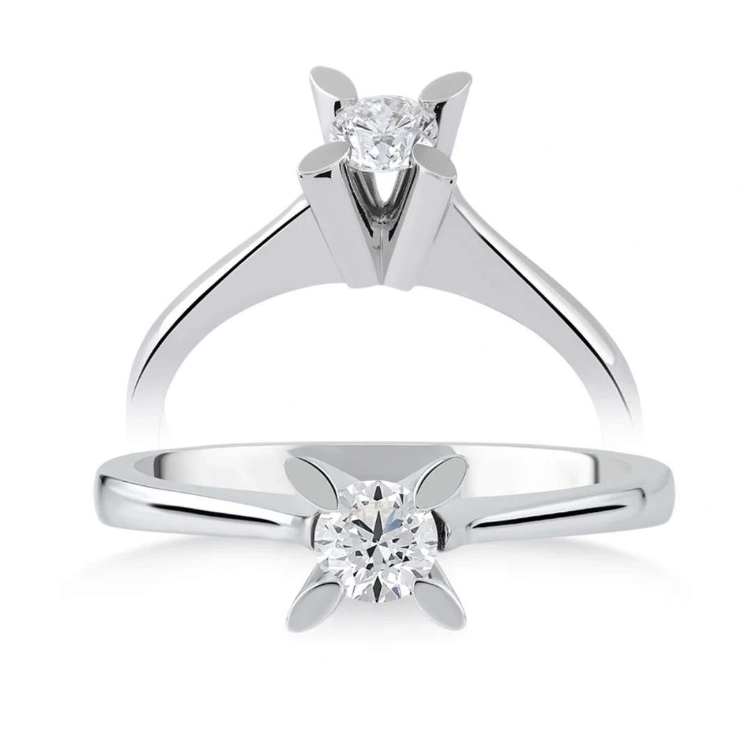 0,33 Karat Tektaş Pırlanta Yüzük