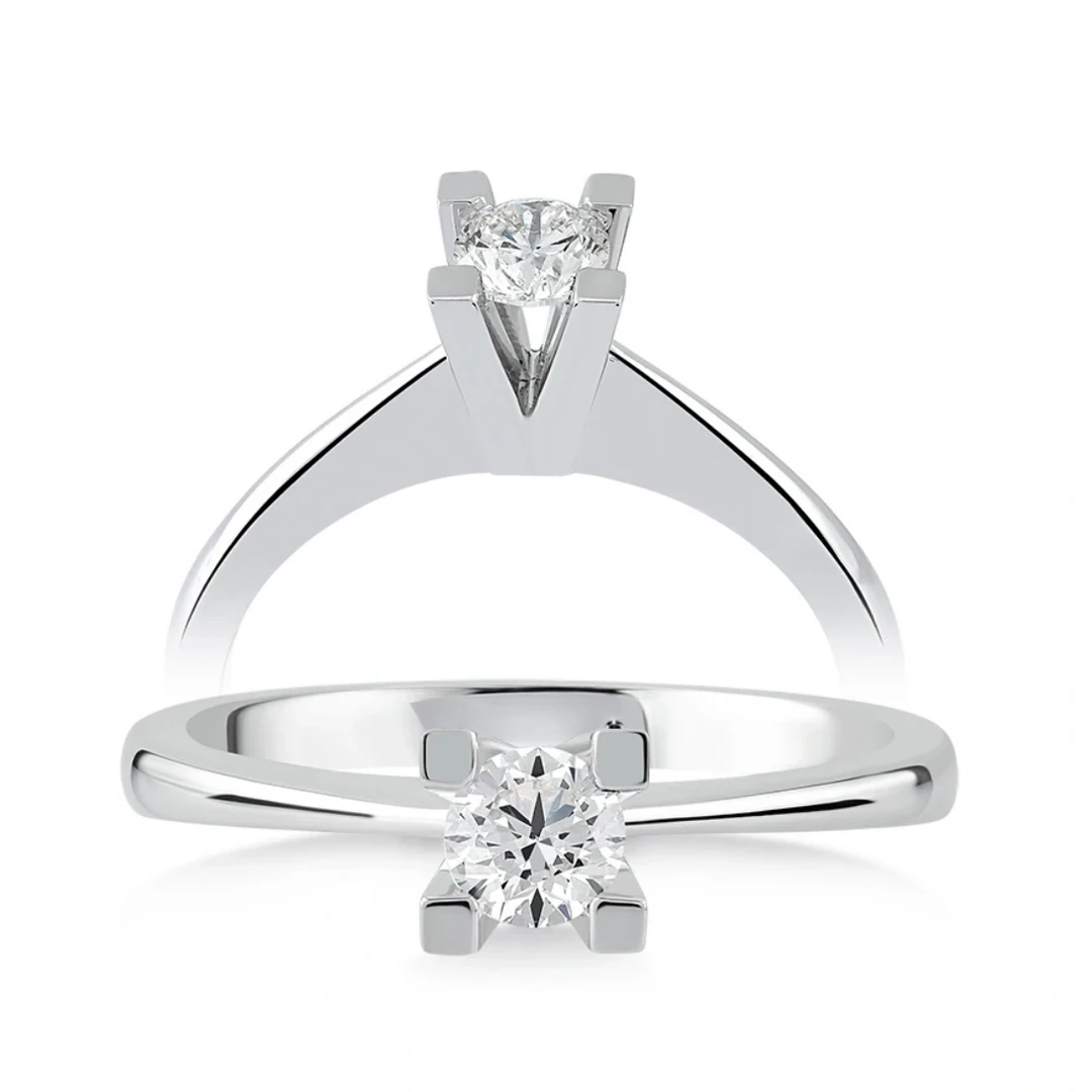 0,40 Karat Tektaş Pırlanta Yüzük