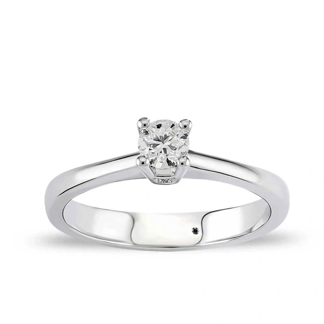 0,20 Karat Tektaş Pırlanta Yüzük