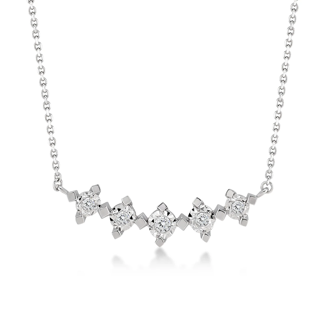 0,11 Karat Pırlanta Beştaş Kolye