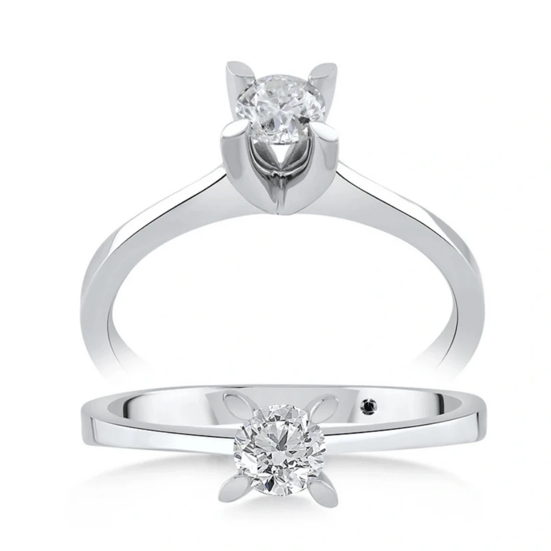 0,23 Karat Tektaş Pırlanta Yüzük