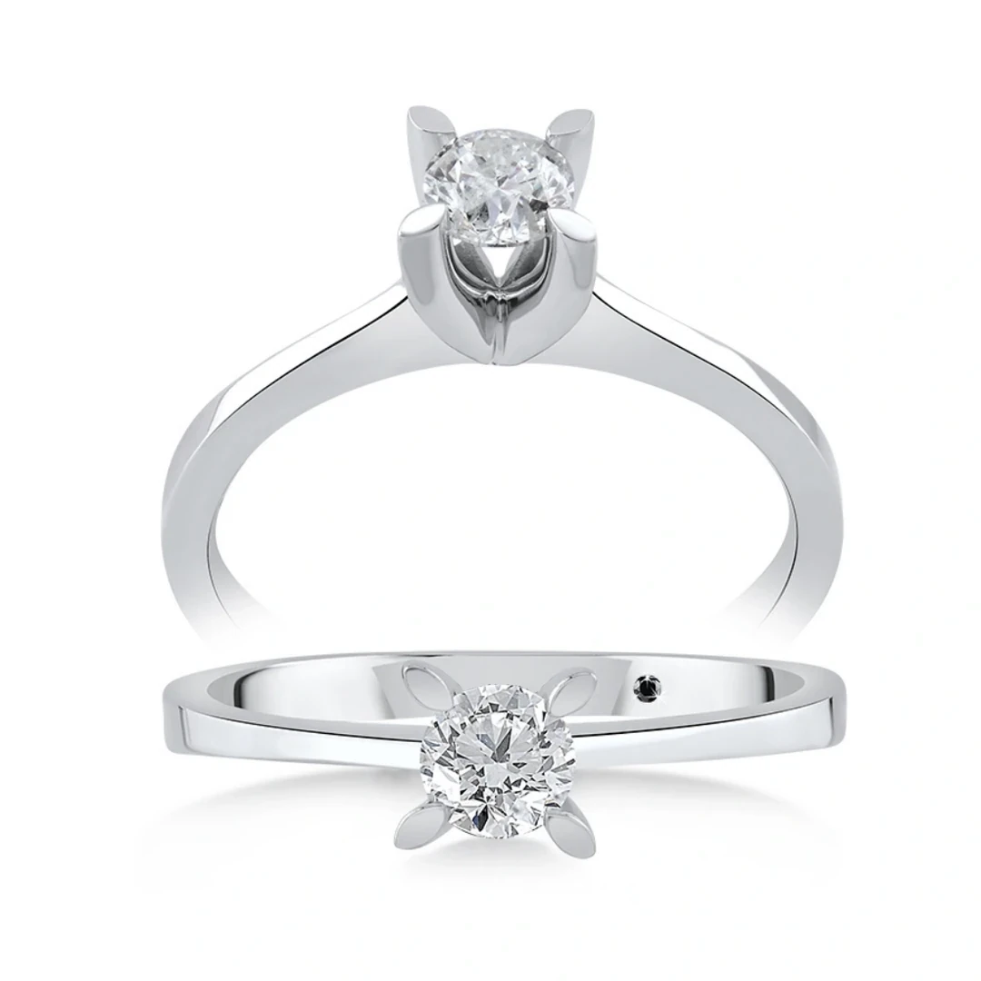 0,28 Karat Tektaş Pırlanta Yüzük