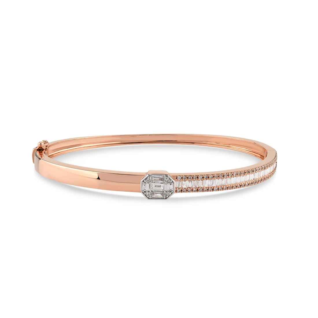 0,86 Karat Pırlanta Kelepçe Bileklik