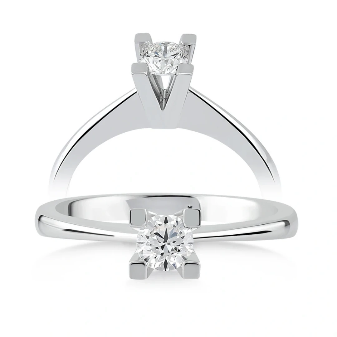 0,15 Karat Tektaş Pırlanta Yüzük