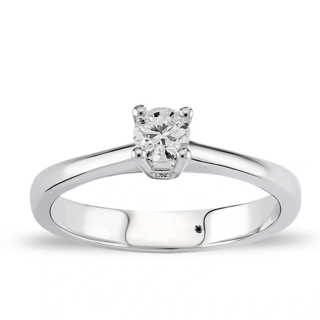 0,45 Karat Tektaş Pırlanta Yüzük