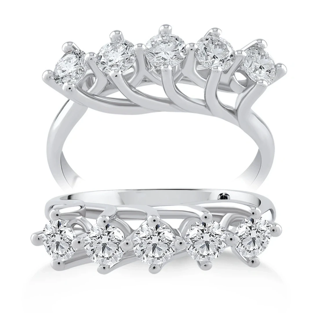 0,70 Karat Pırlanta Beştaş Yüzük