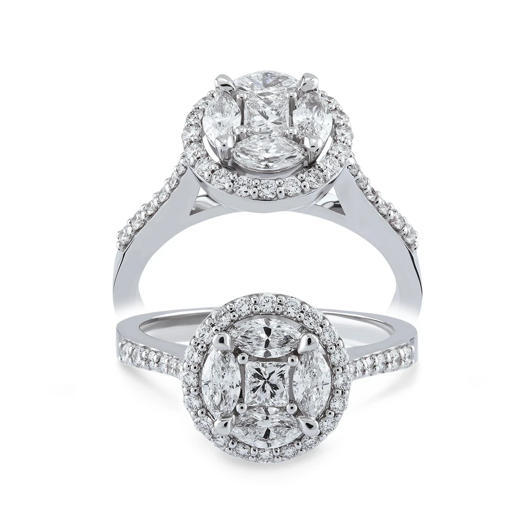 0,75 Karat Tasarım Pırlanta Yüzük