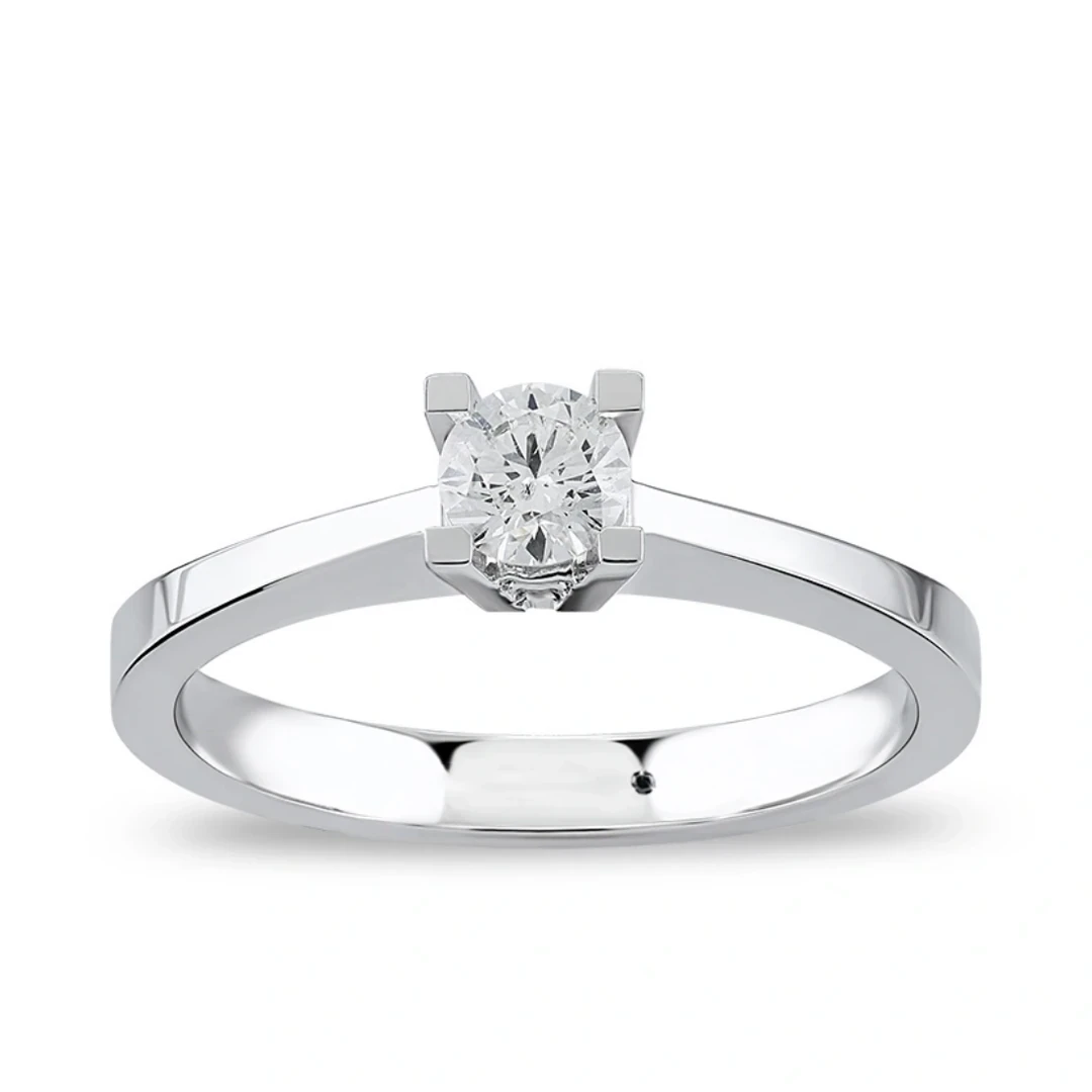 0,35 Karat Tektaş Pırlanta Yüzük