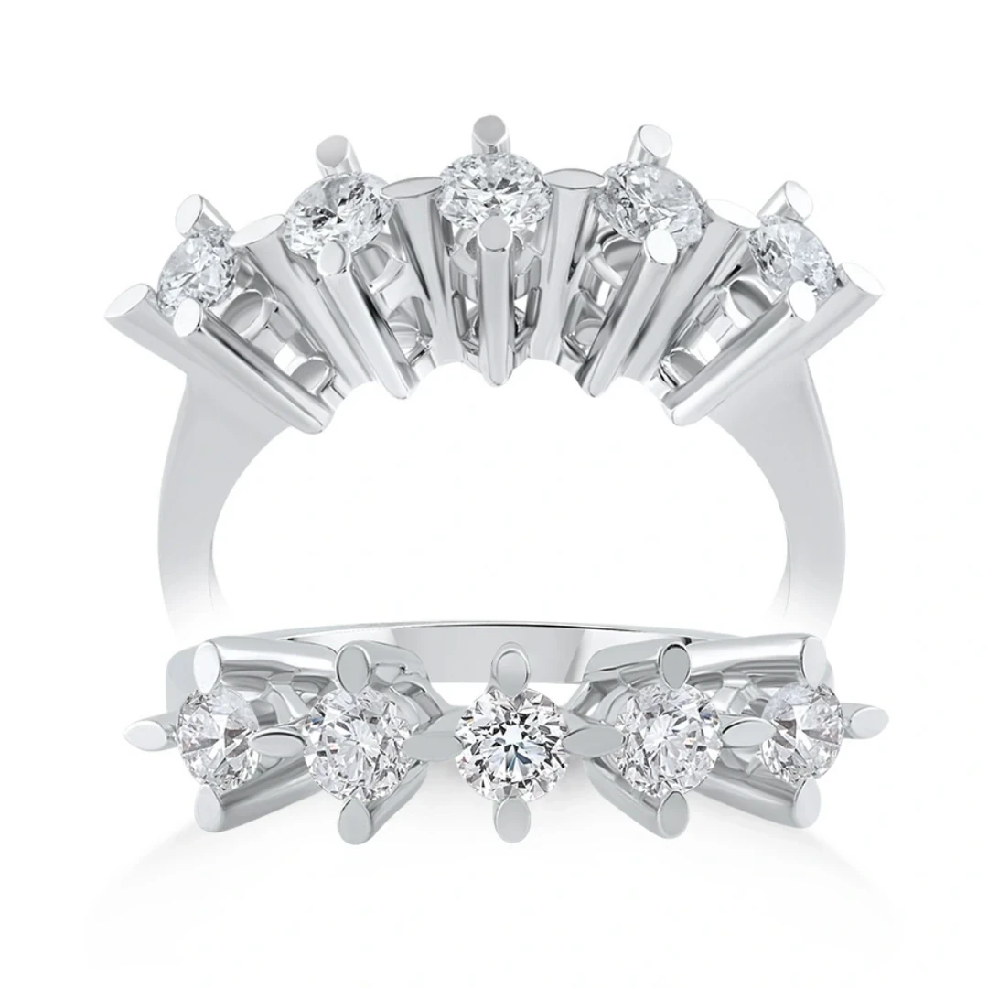 0,73 Karat Pırlanta Beştaş Yüzük