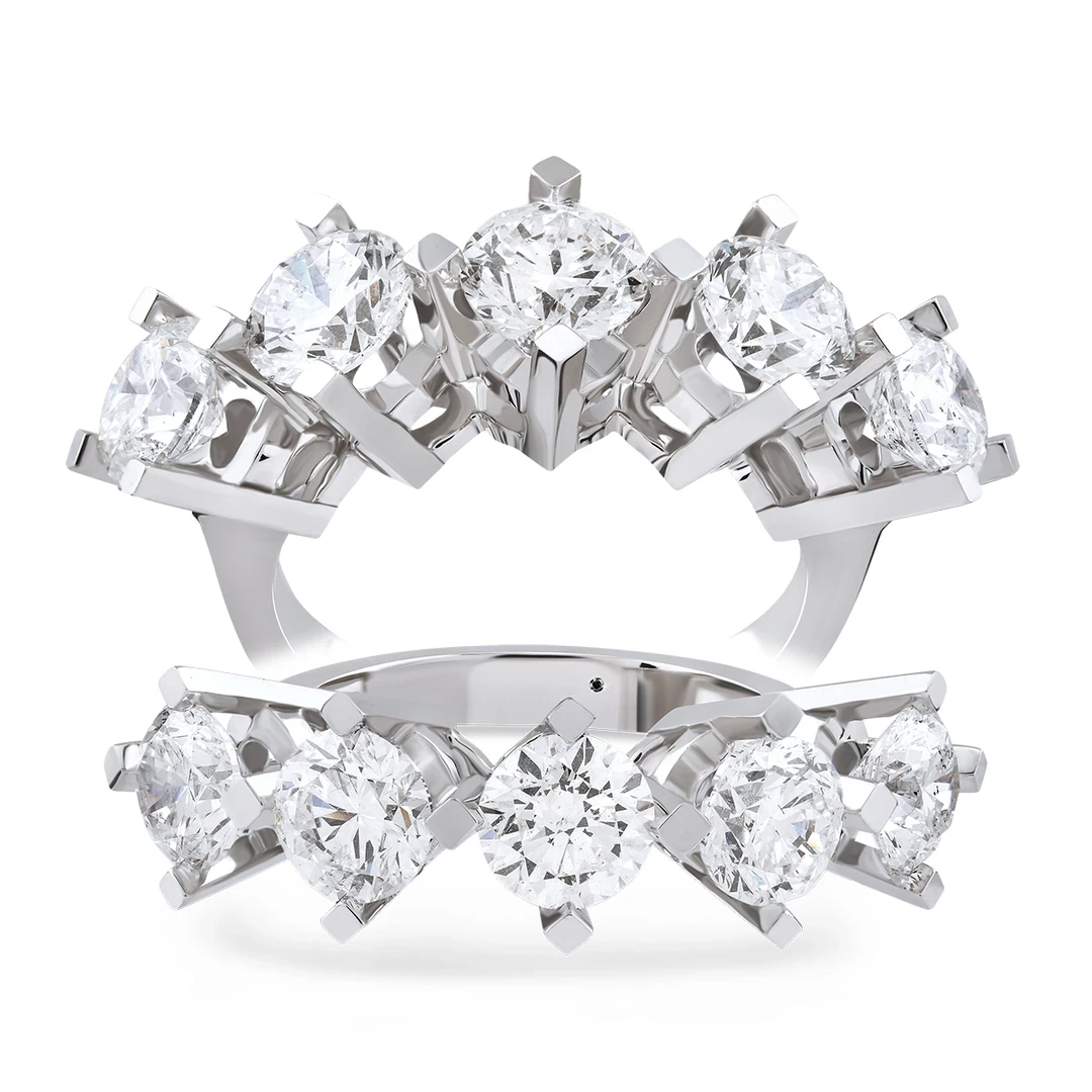 3,50 Karat Pırlanta Beştaş Yüzük