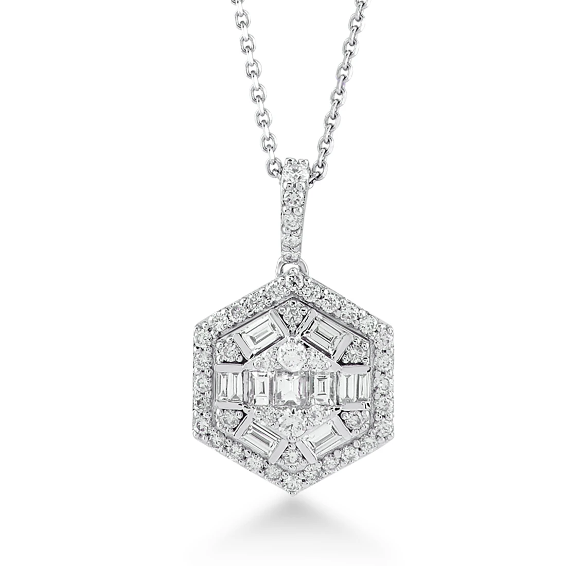 0,70 Karat Pırlanta Tasarım Kolye