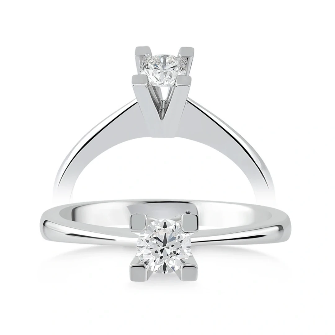 0,15 Karat Tektaş Pırlanta Yüzük