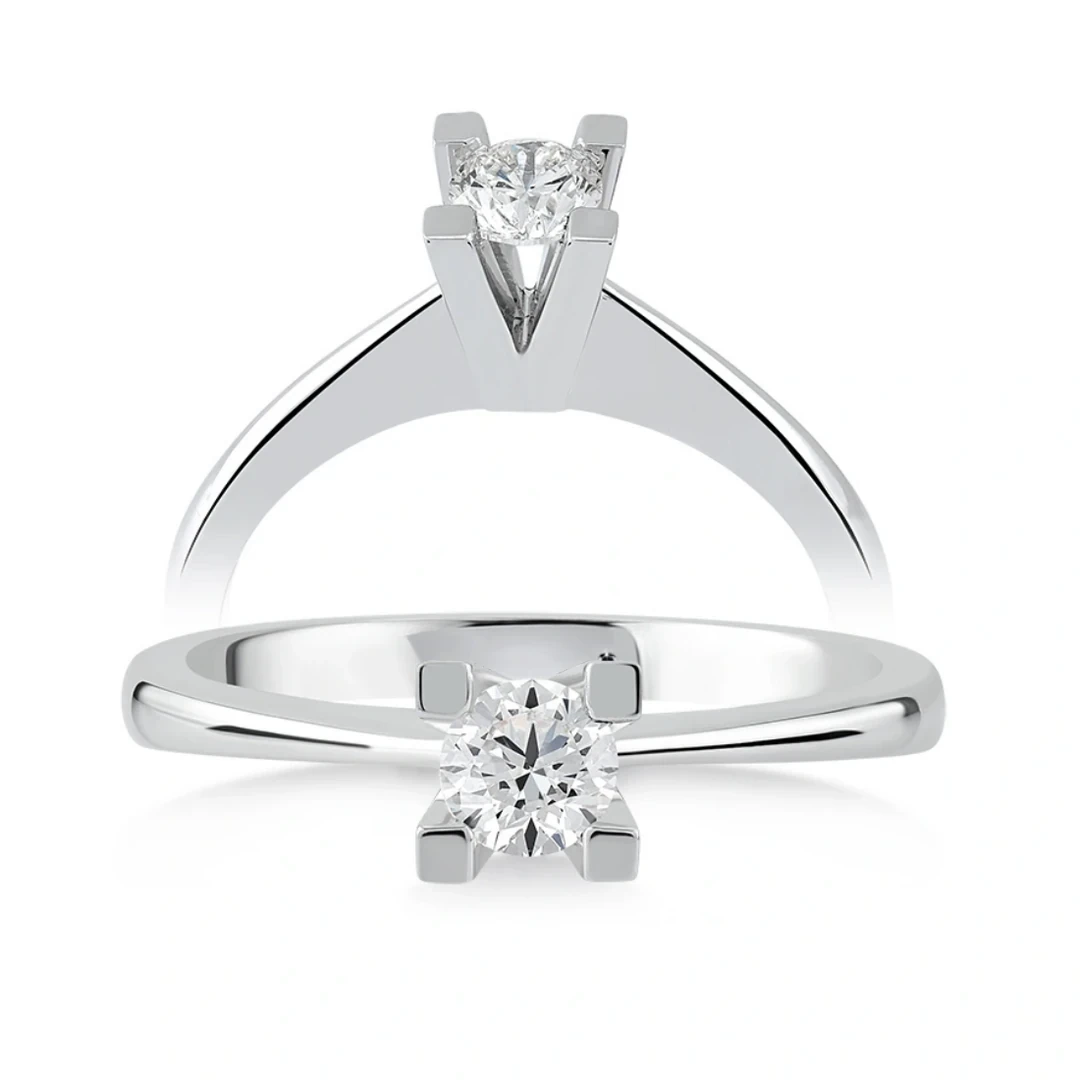 0,20 Karat Tektaş Pırlanta Yüzük