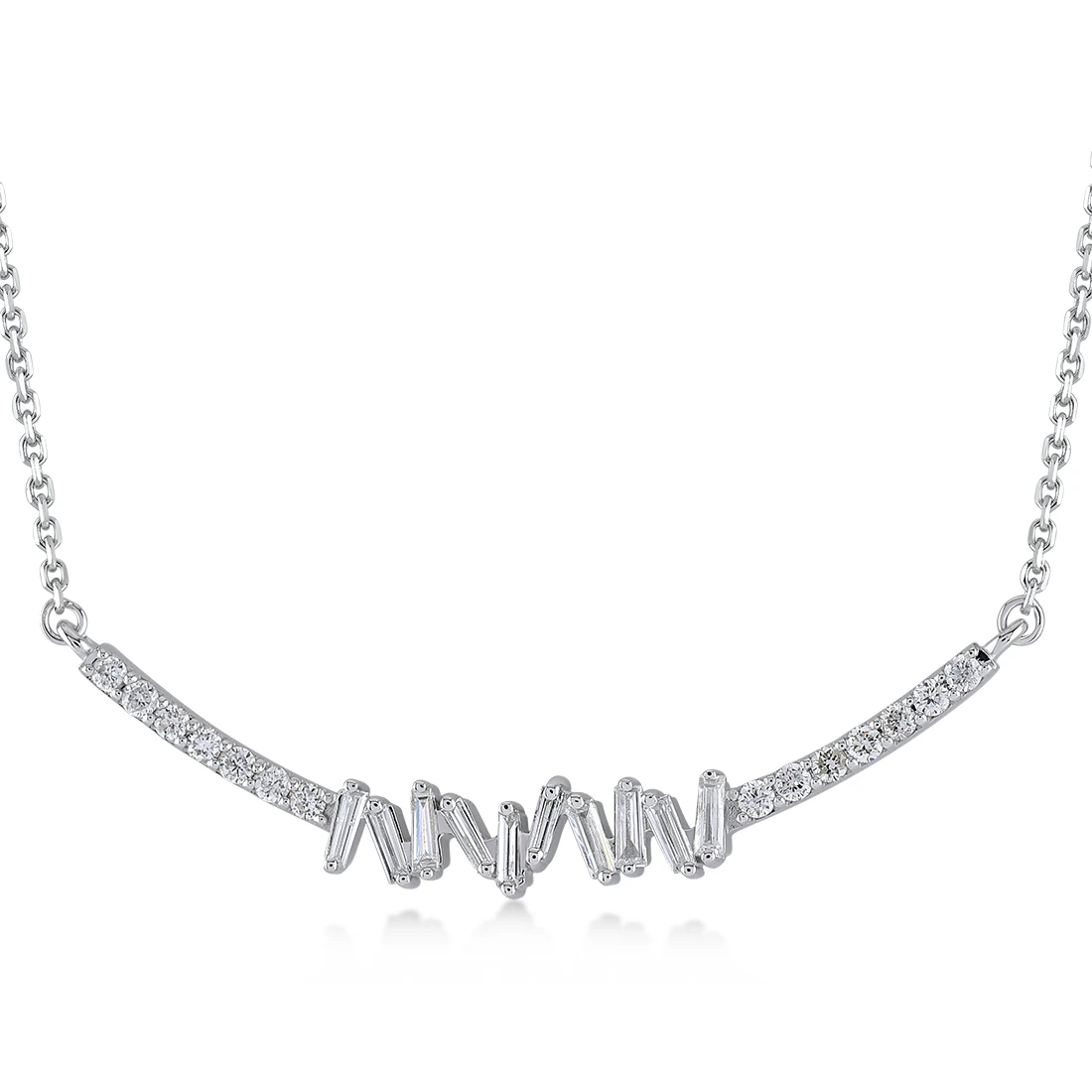 0,29 Karat Pırlanta Baget Kolye