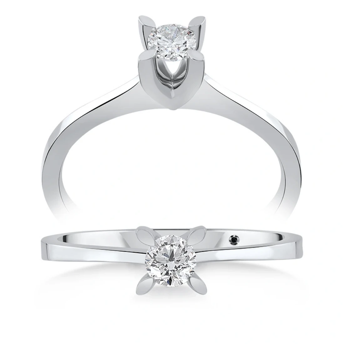 0,26 Karat Tektaş Pırlanta Yüzük