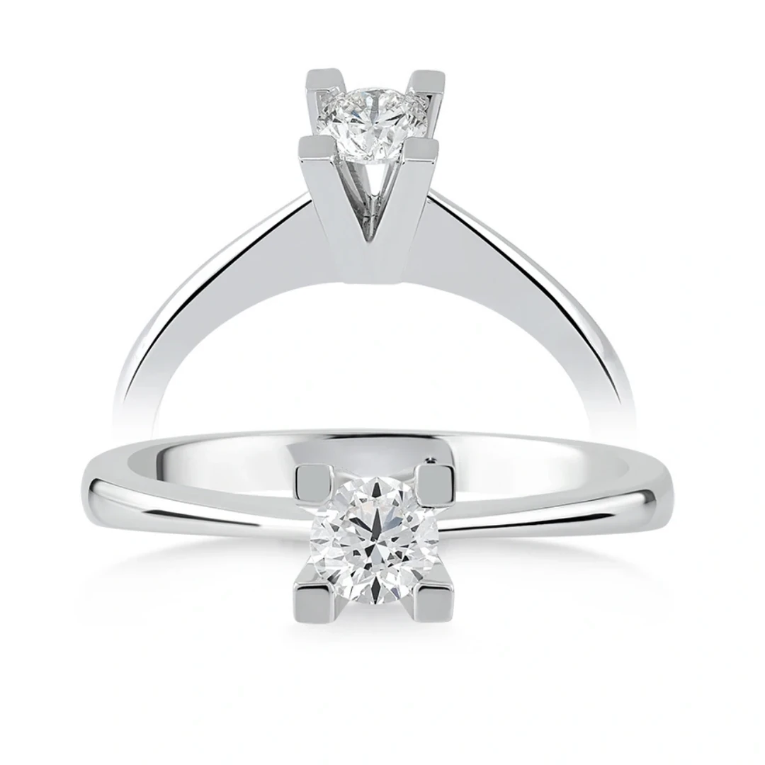 0,20 Karat Tektaş Pırlanta Yüzük