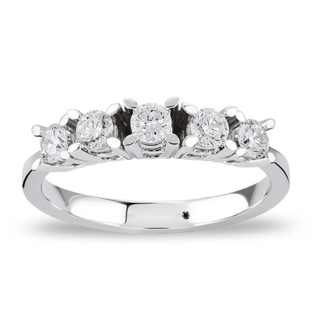 0,45 Karat Pırlanta Beştaş Yüzük