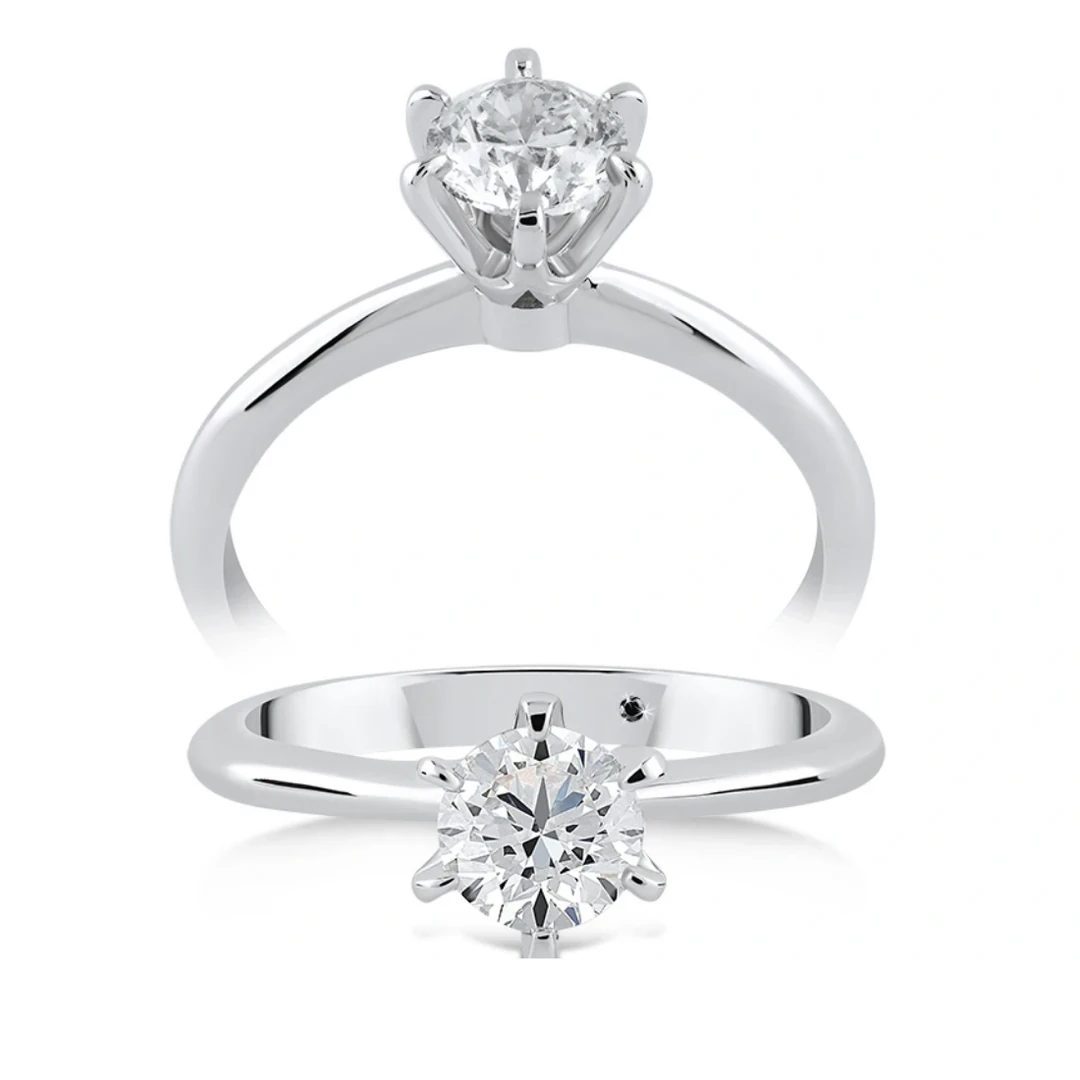 0,30 Karat Tektaş Pırlanta Yüzük