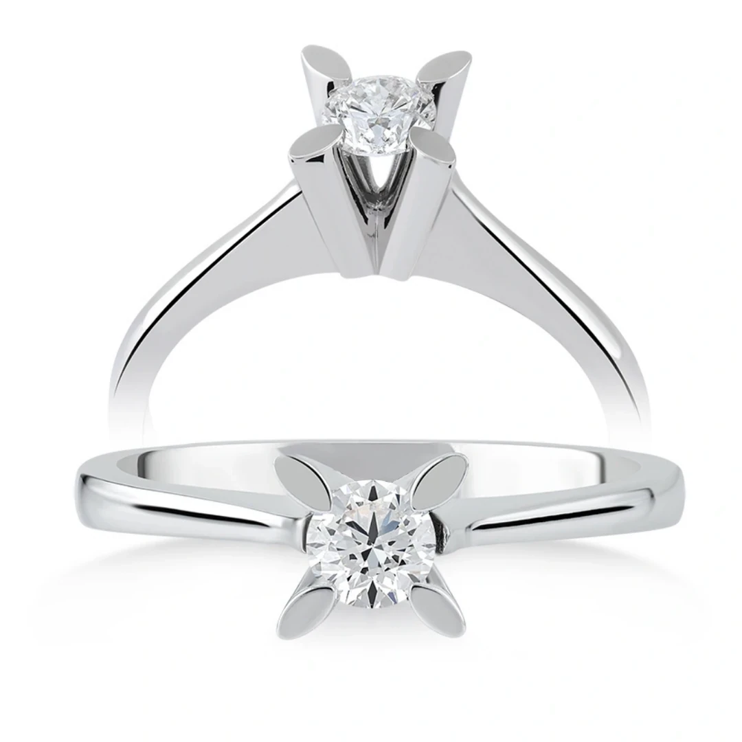 0,26 Karat Tektaş Pırlanta Yüzük