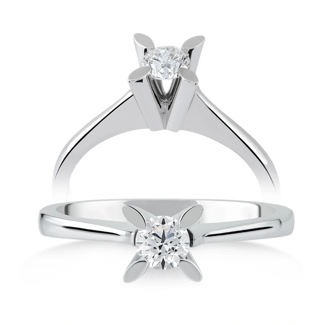 0,30 Karat Tektaş Pırlanta Yüzük