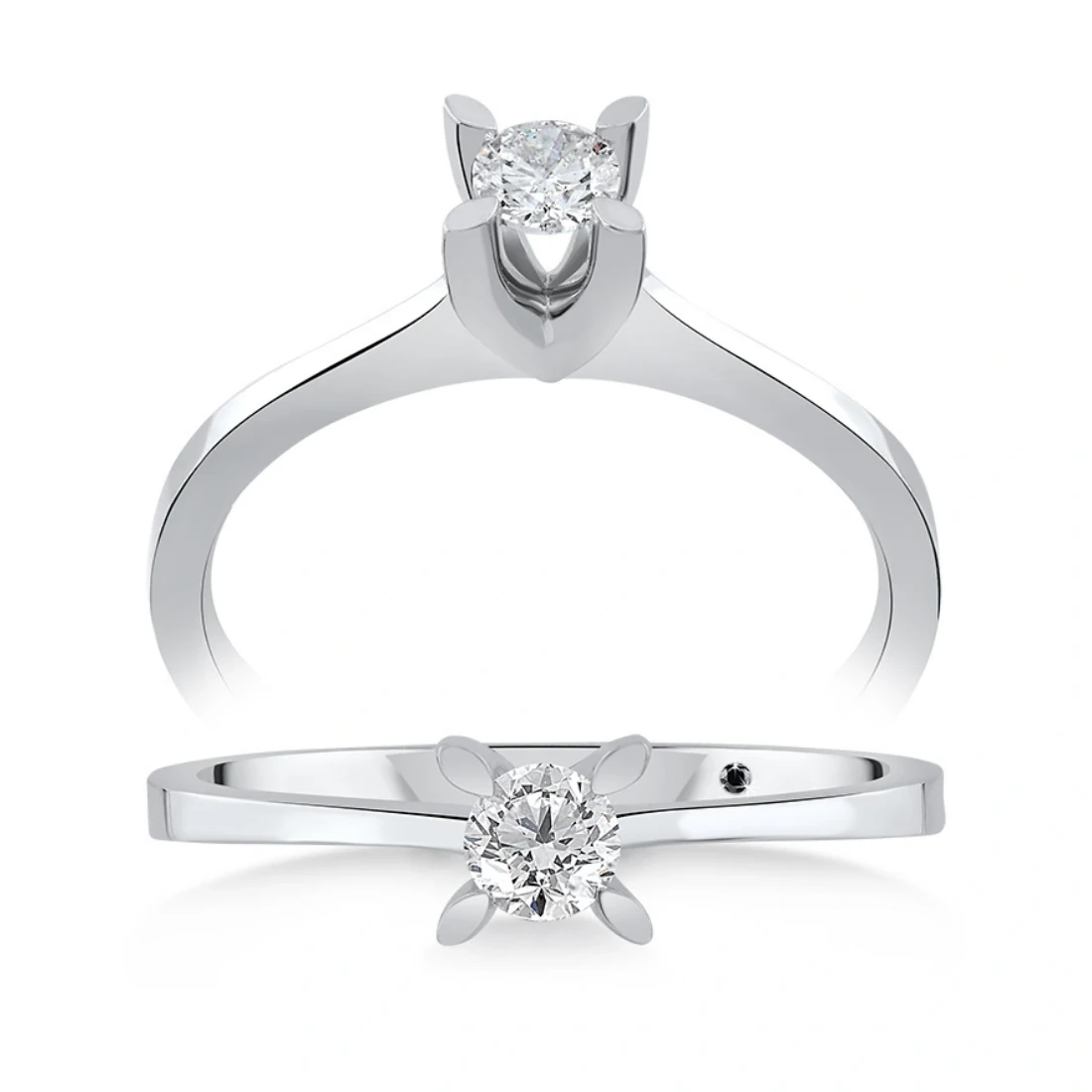 0,24 Karat Tektaş Pırlanta Yüzük