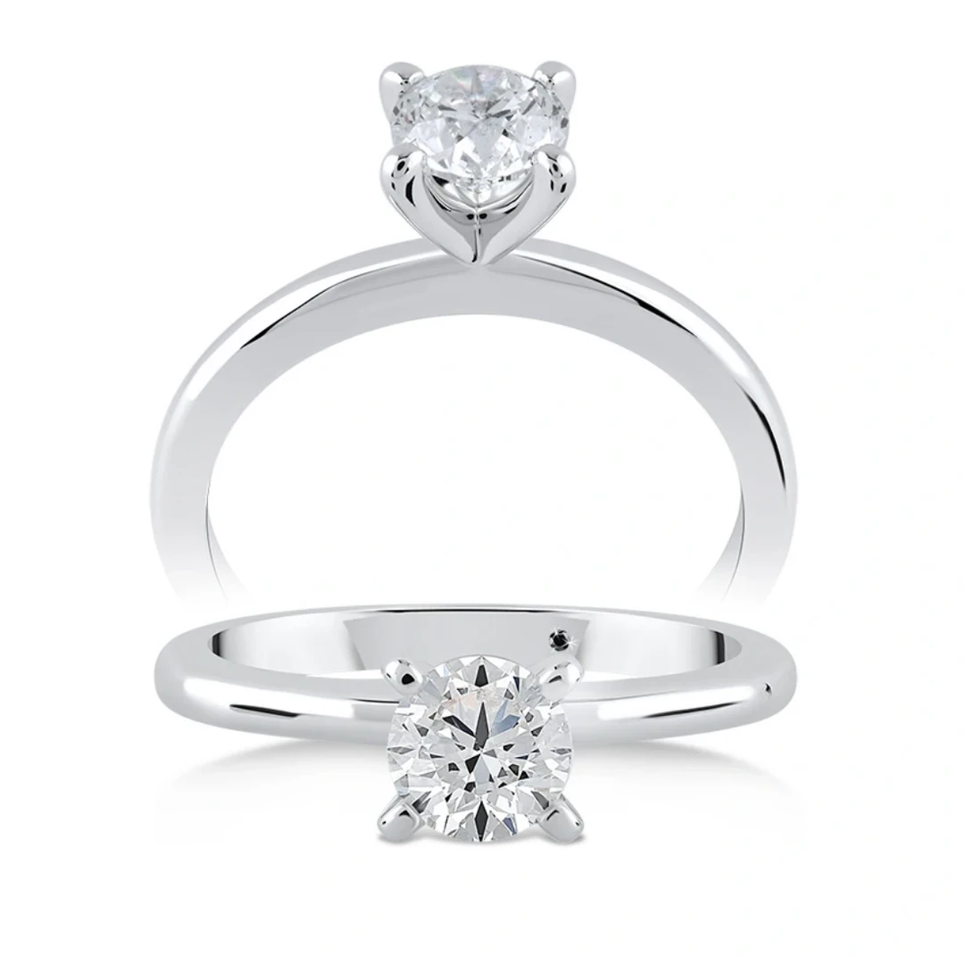 0,30 Karat Tektaş Pırlanta Yüzük