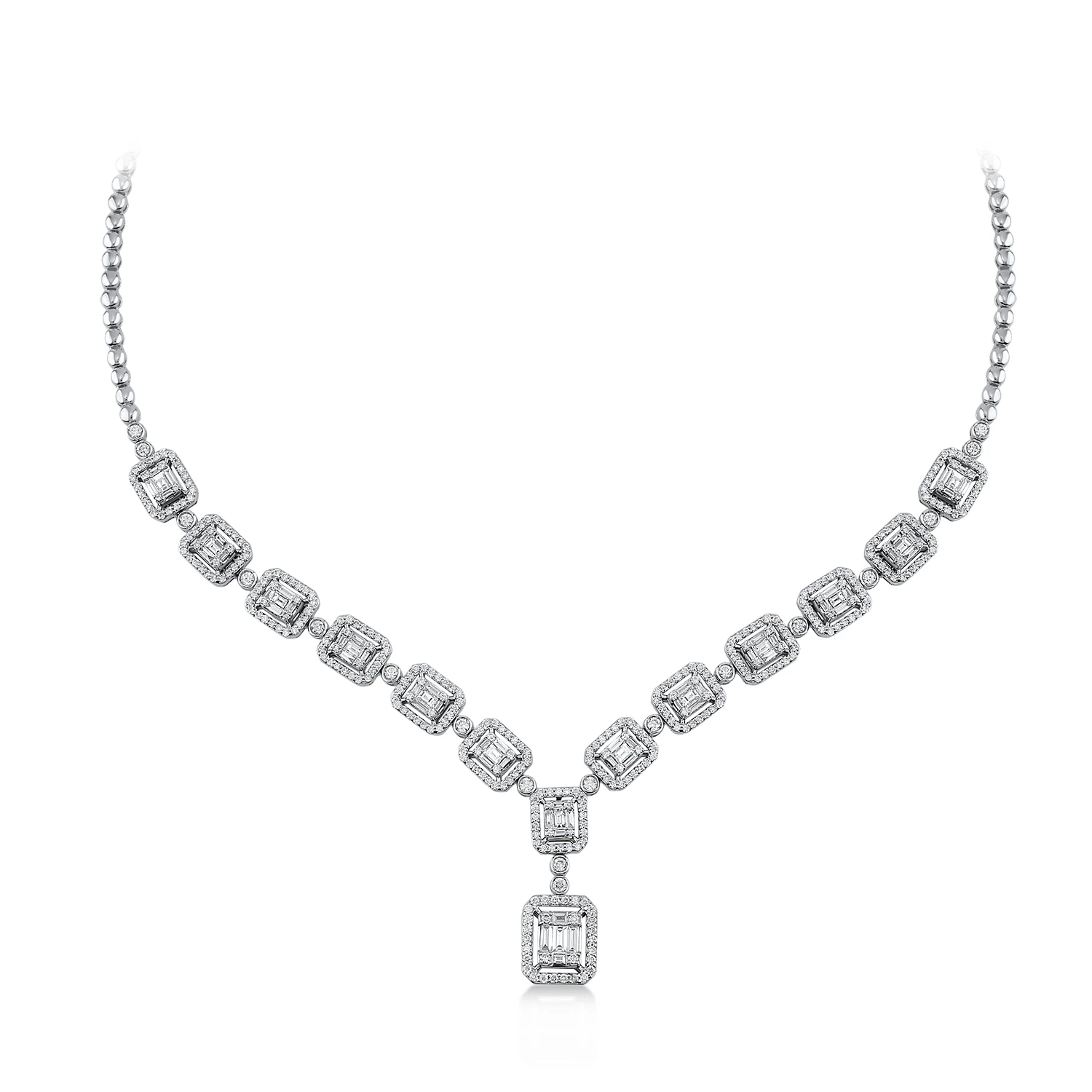 3,43 Karat Pırlanta Baget Gerdanlık