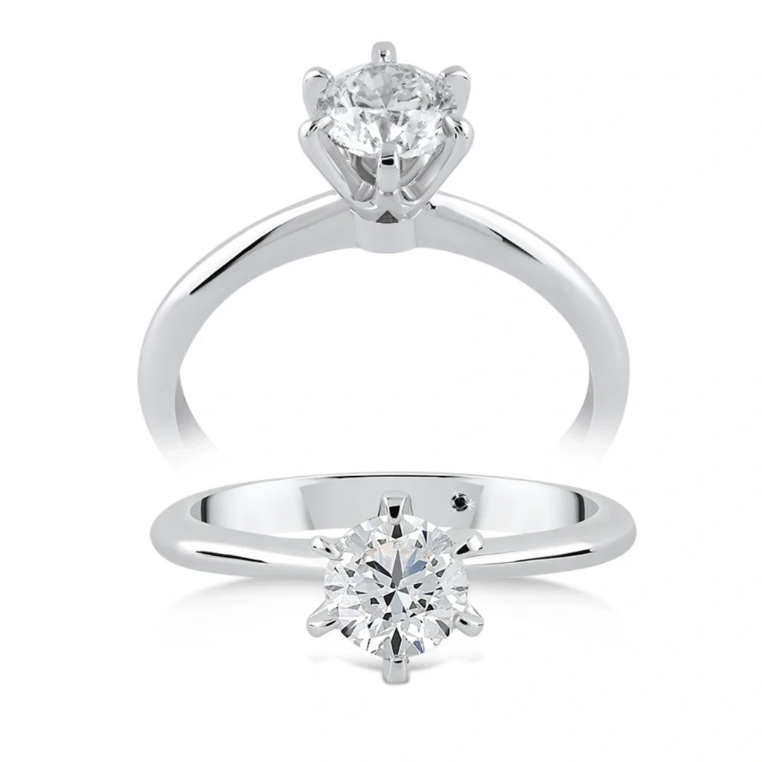 0,40 Karat Tektaş Pırlanta Yüzük