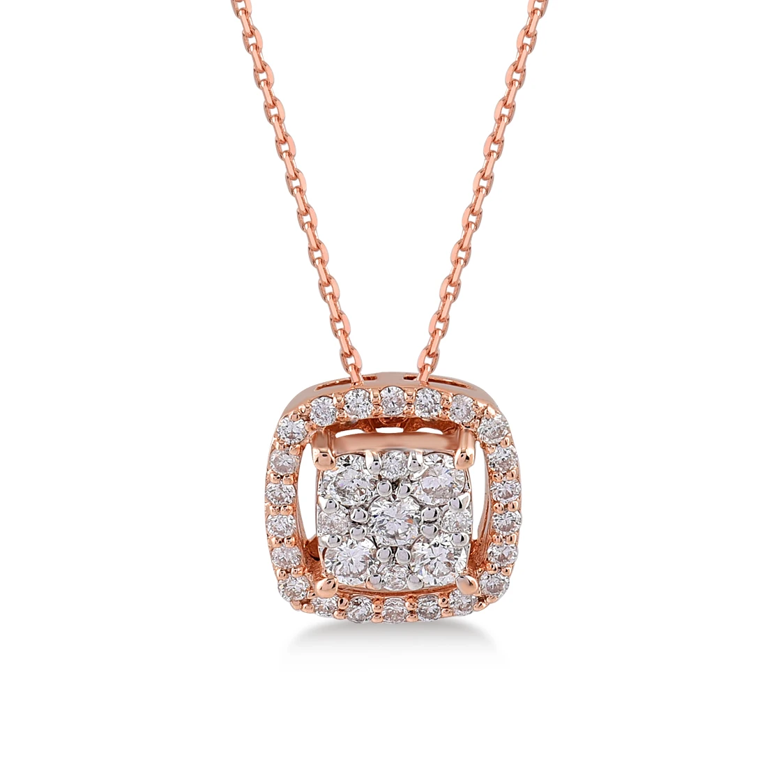 0,25 Karat Pırlanta Tasarım Kolye