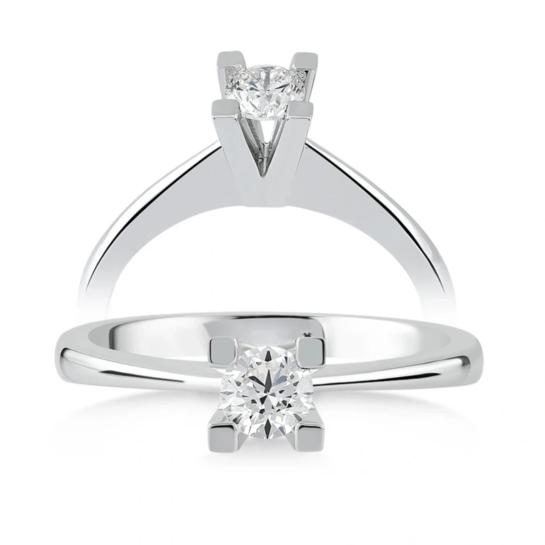 0,25 Karat Tektaş Pırlanta Yüzük