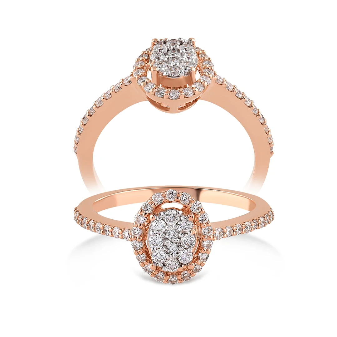 0,38 Karat Tasarım Pırlanta Yüzük