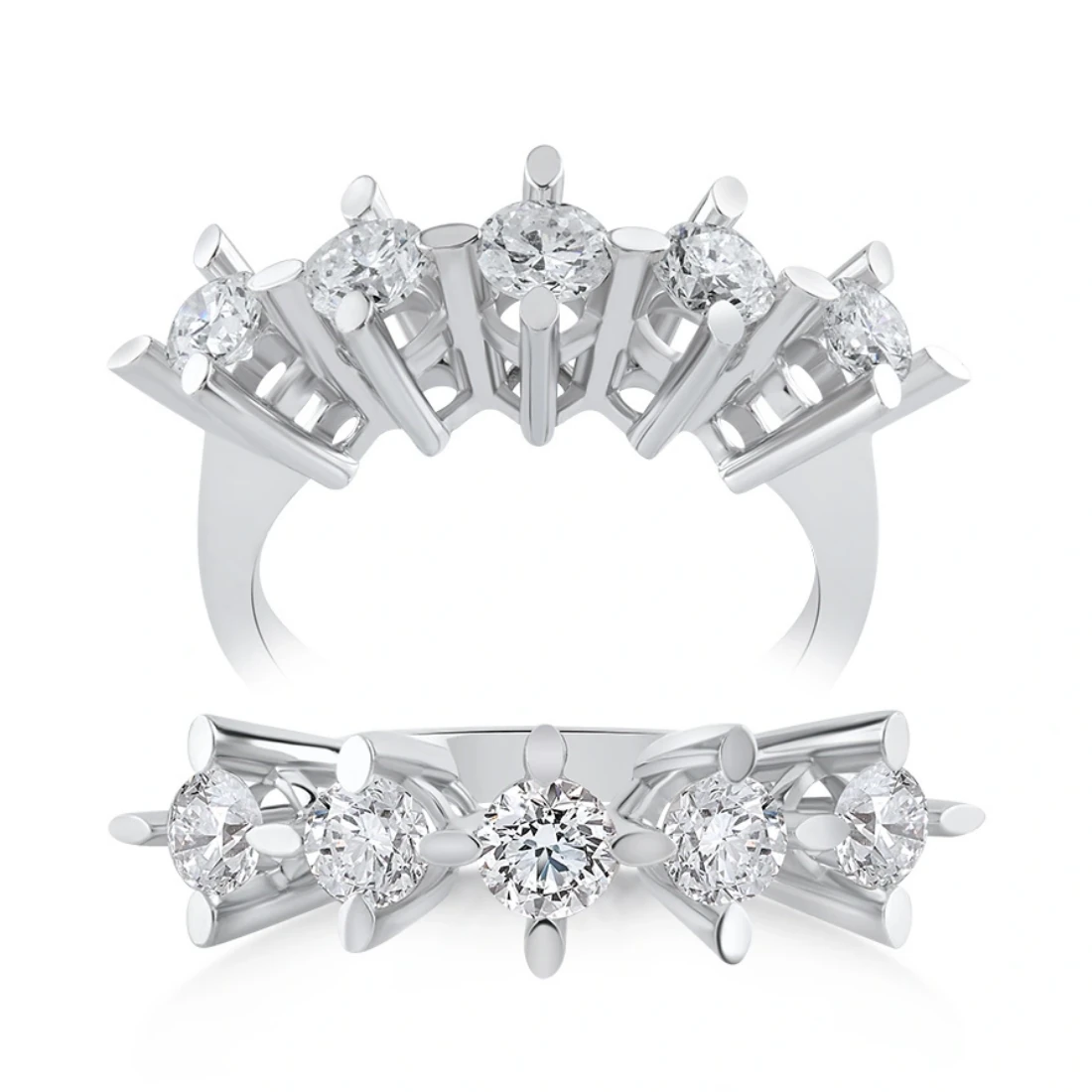 1,03 Karat Pırlanta Beştaş Yüzük