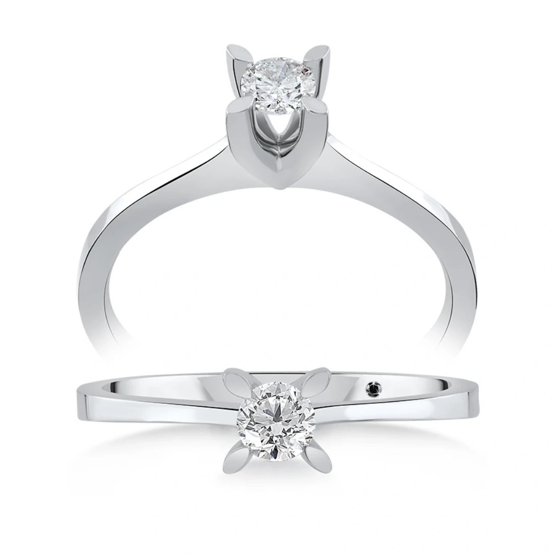 0,15 Karat Tektaş Pırlanta Yüzük