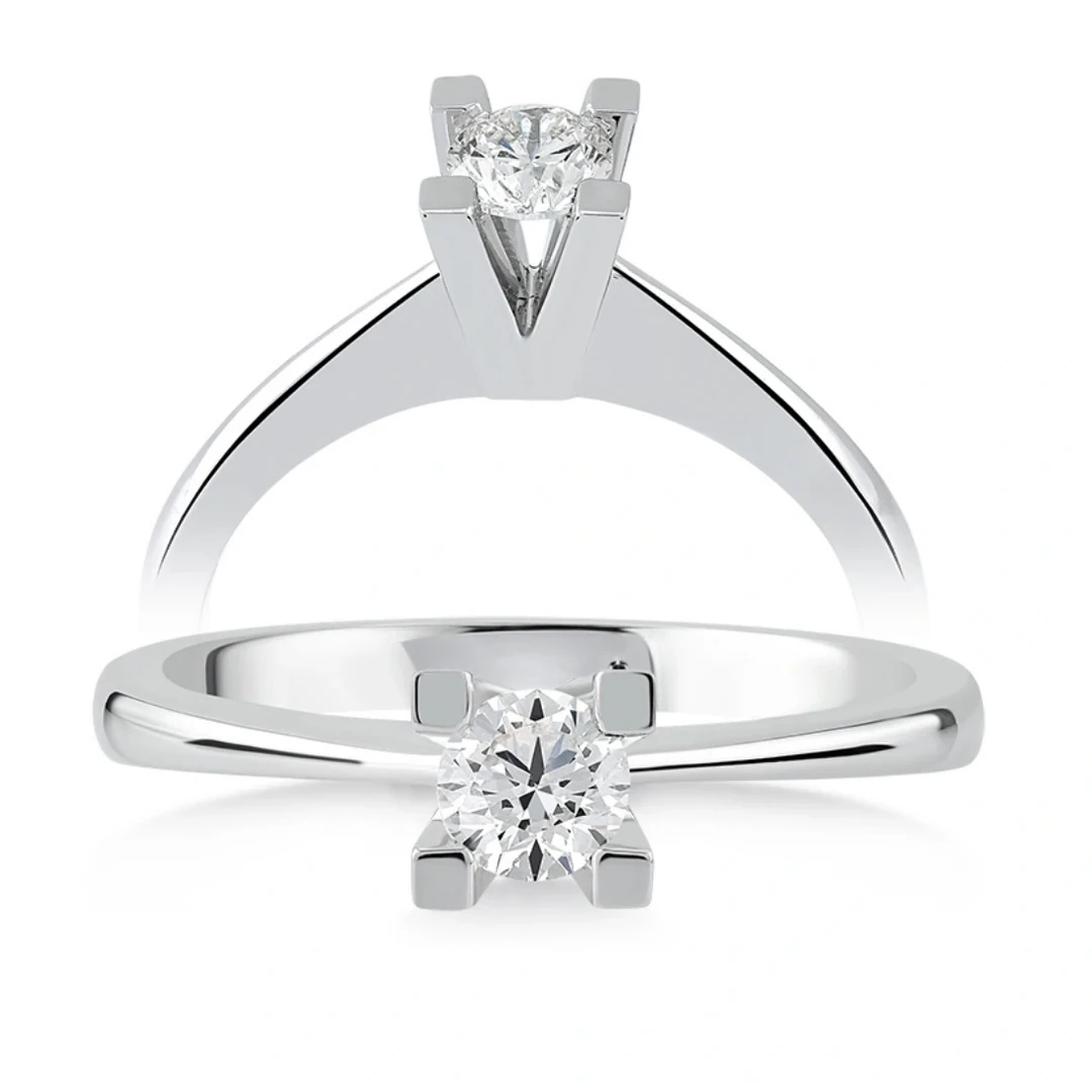 0,25 Karat Tektaş Pırlanta Yüzük