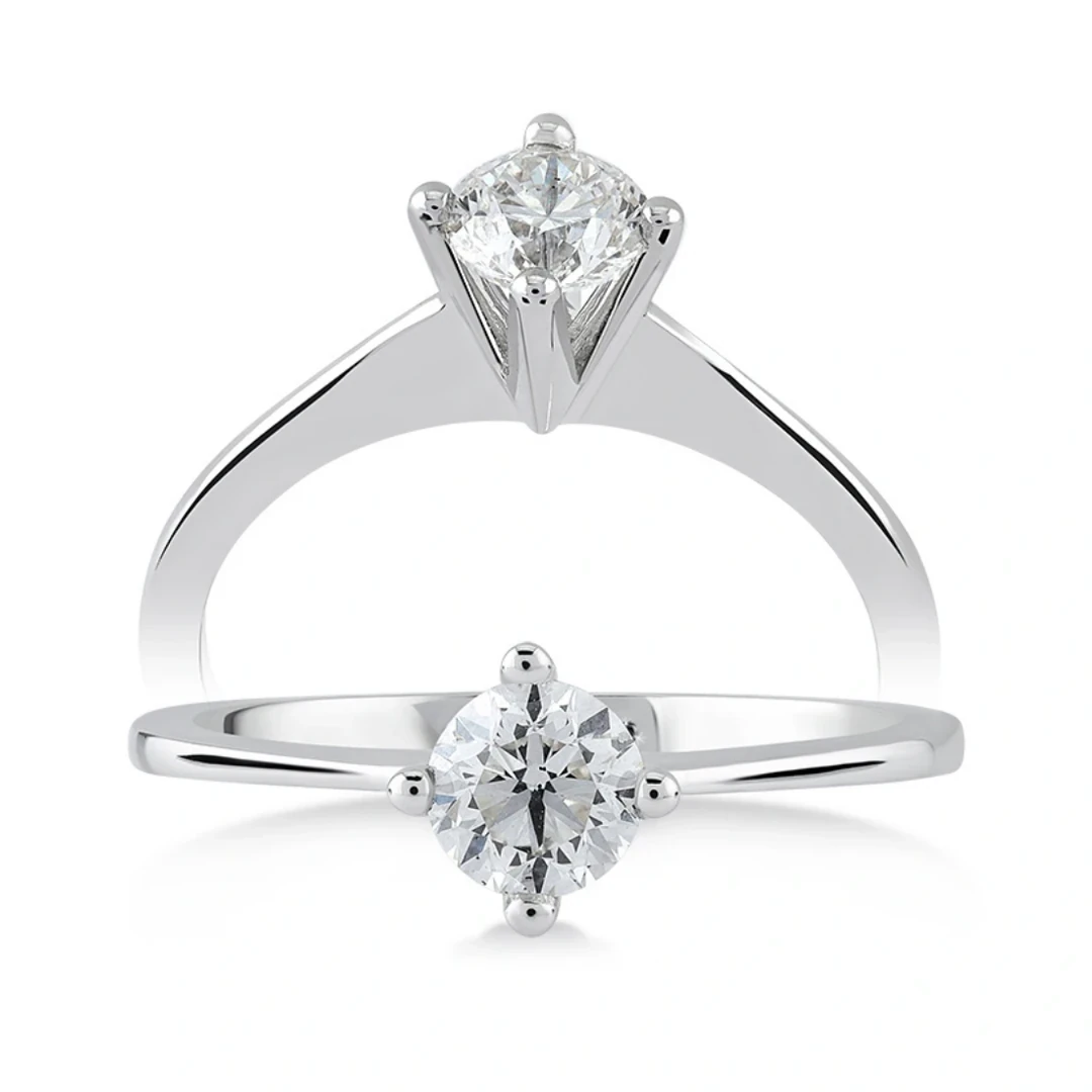 0,46 Karat Tektaş Pırlanta Yüzük