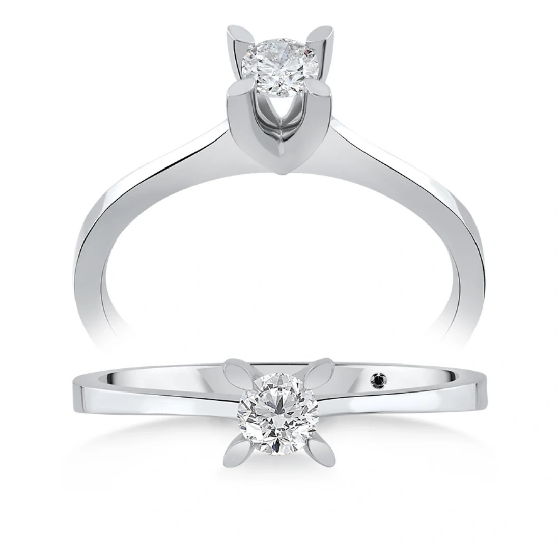 0,25 Karat Tektaş Pırlanta Yüzük